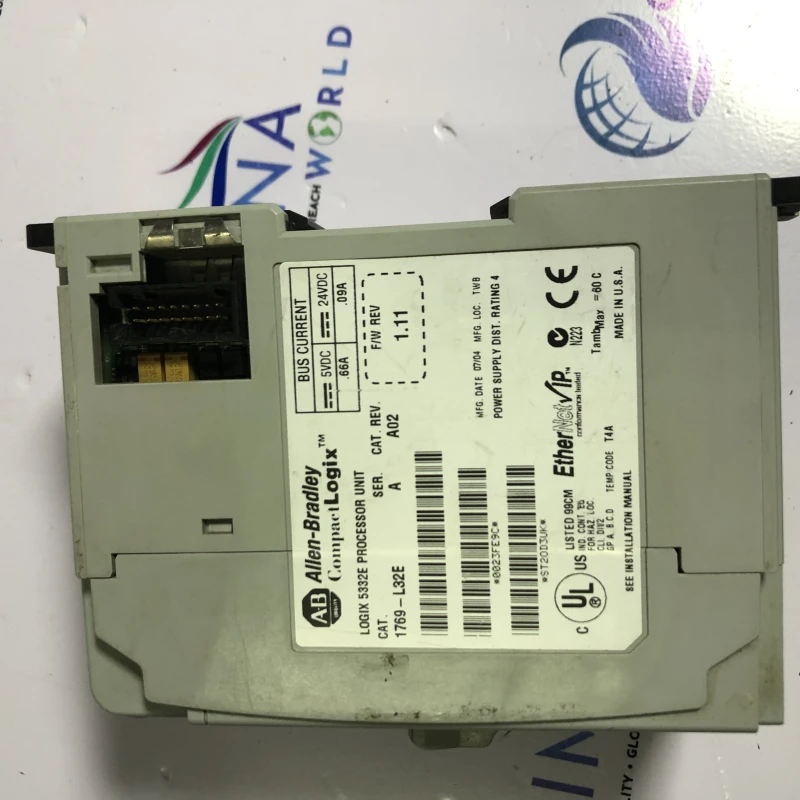 Allen-Bradley 1769-L32E CompactLogix PLC with 1769-PA4 Power Supply thumbnail 9